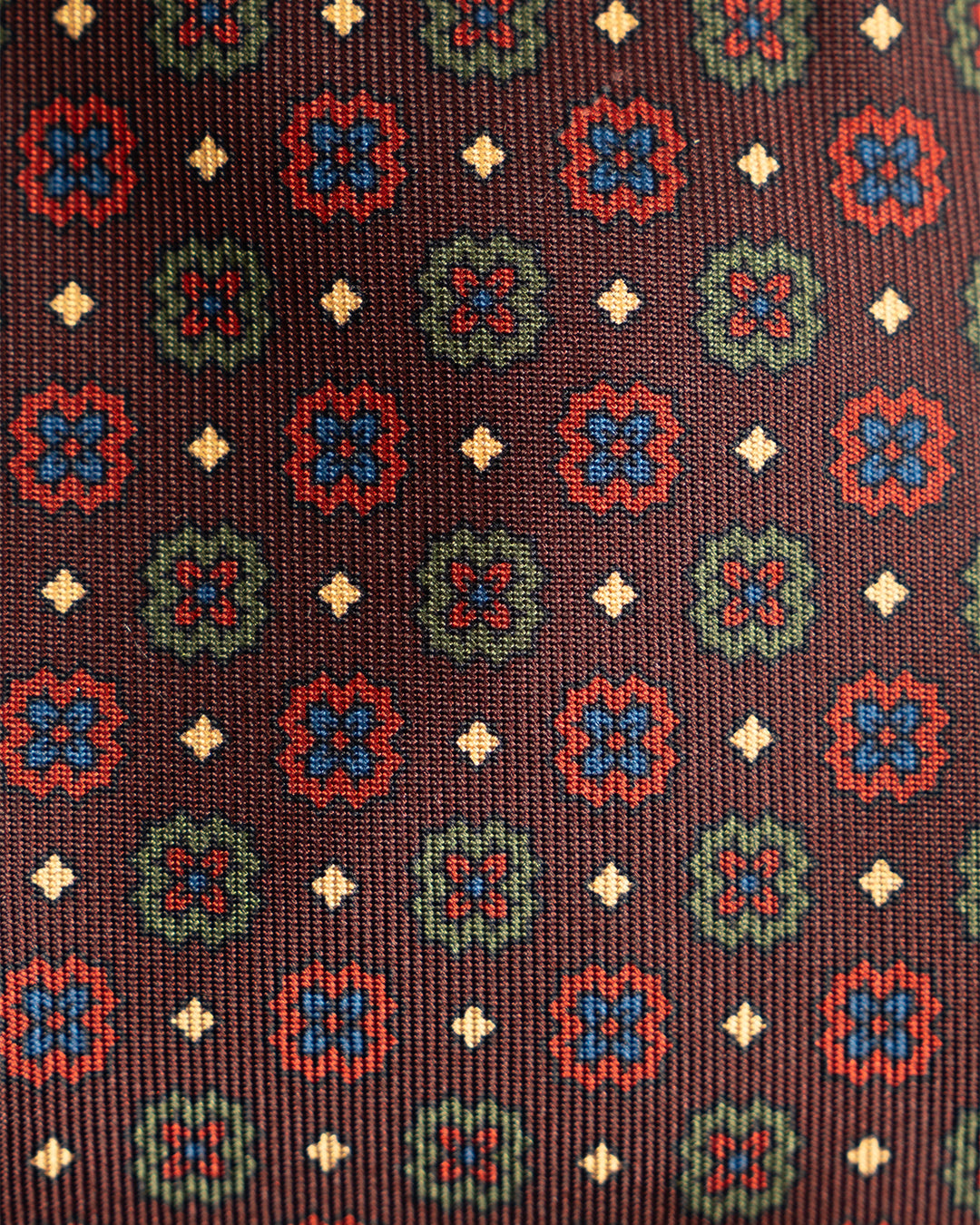 Tie Your Tie Printed Burgundy Tie