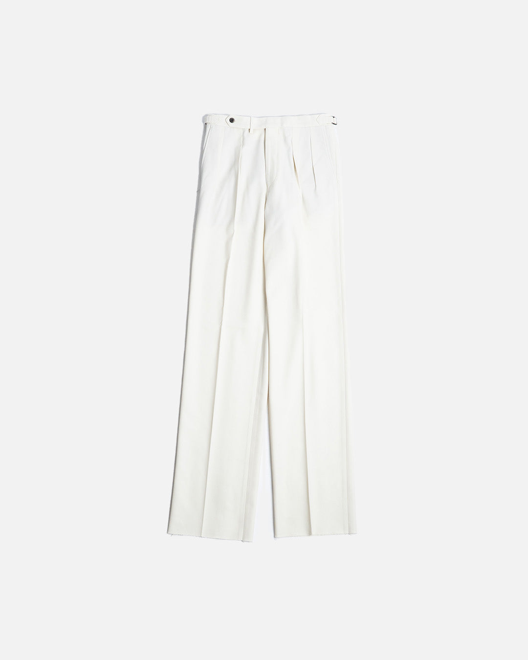 The Decorum Grant Trousers in Cream Cotton