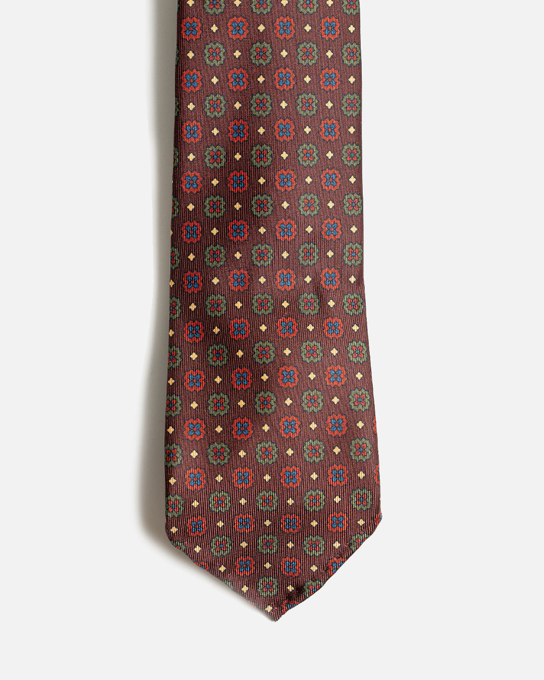 Tie Your Tie Printed Burgundy Tie