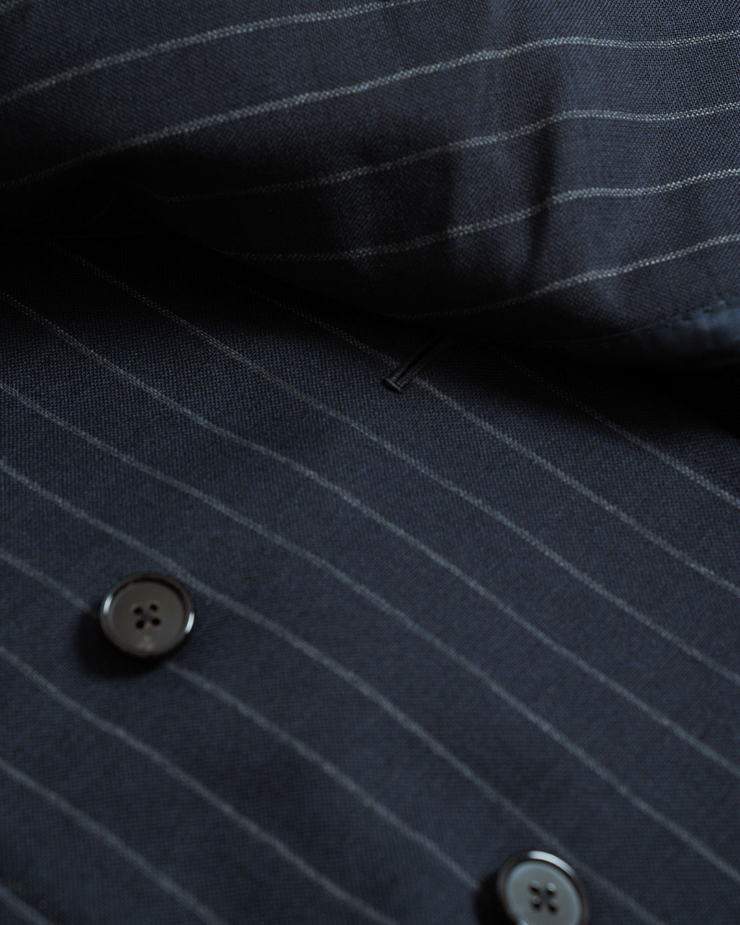 Casa Del Sarto Navy Stripe Double Breasted Suits