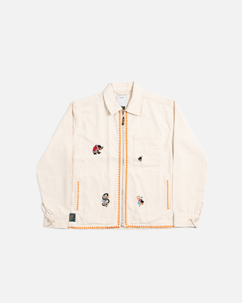 Percival Nightmare Overshirt in Ecru