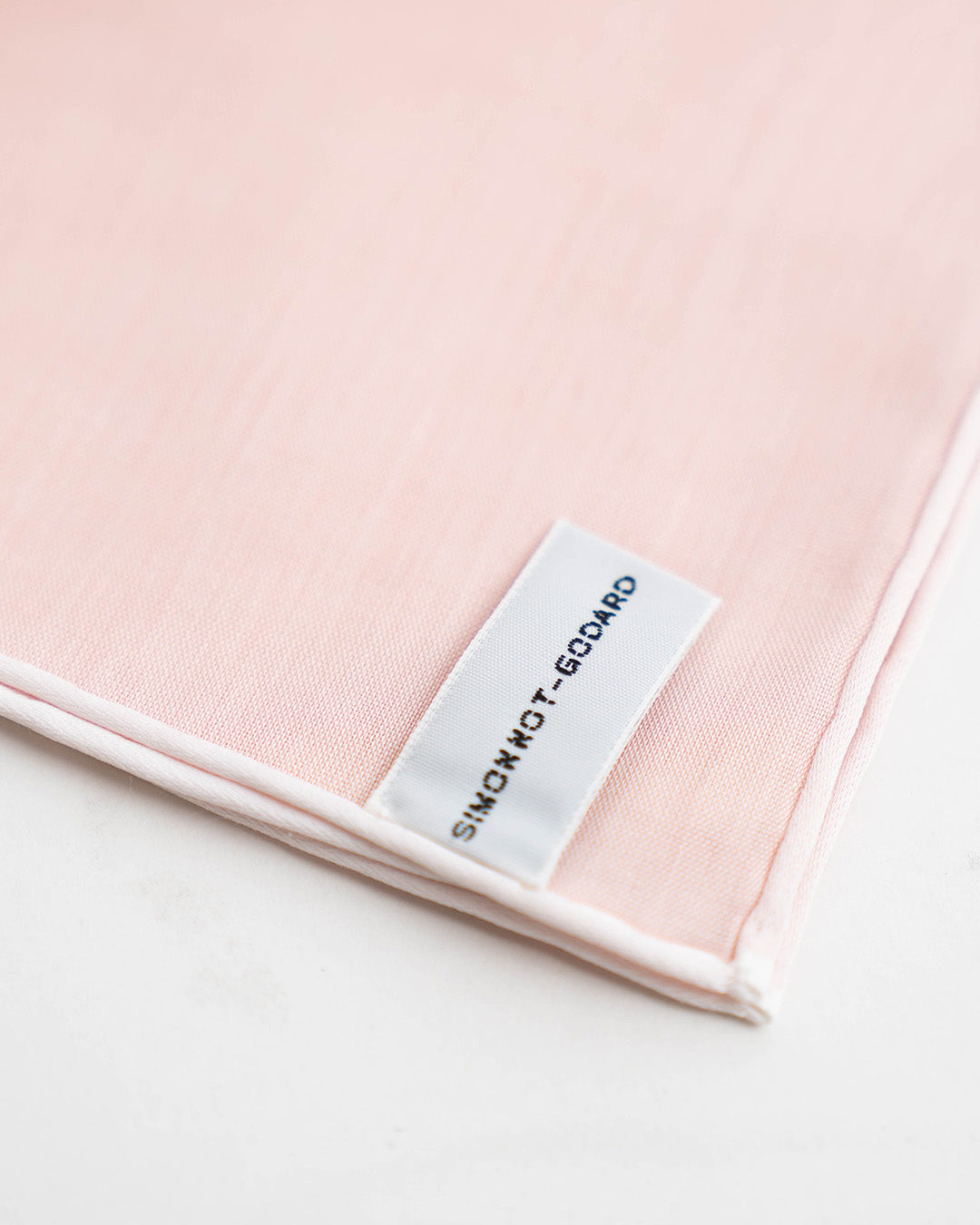 Simonnot Godard Light Pink/White Handkerchief