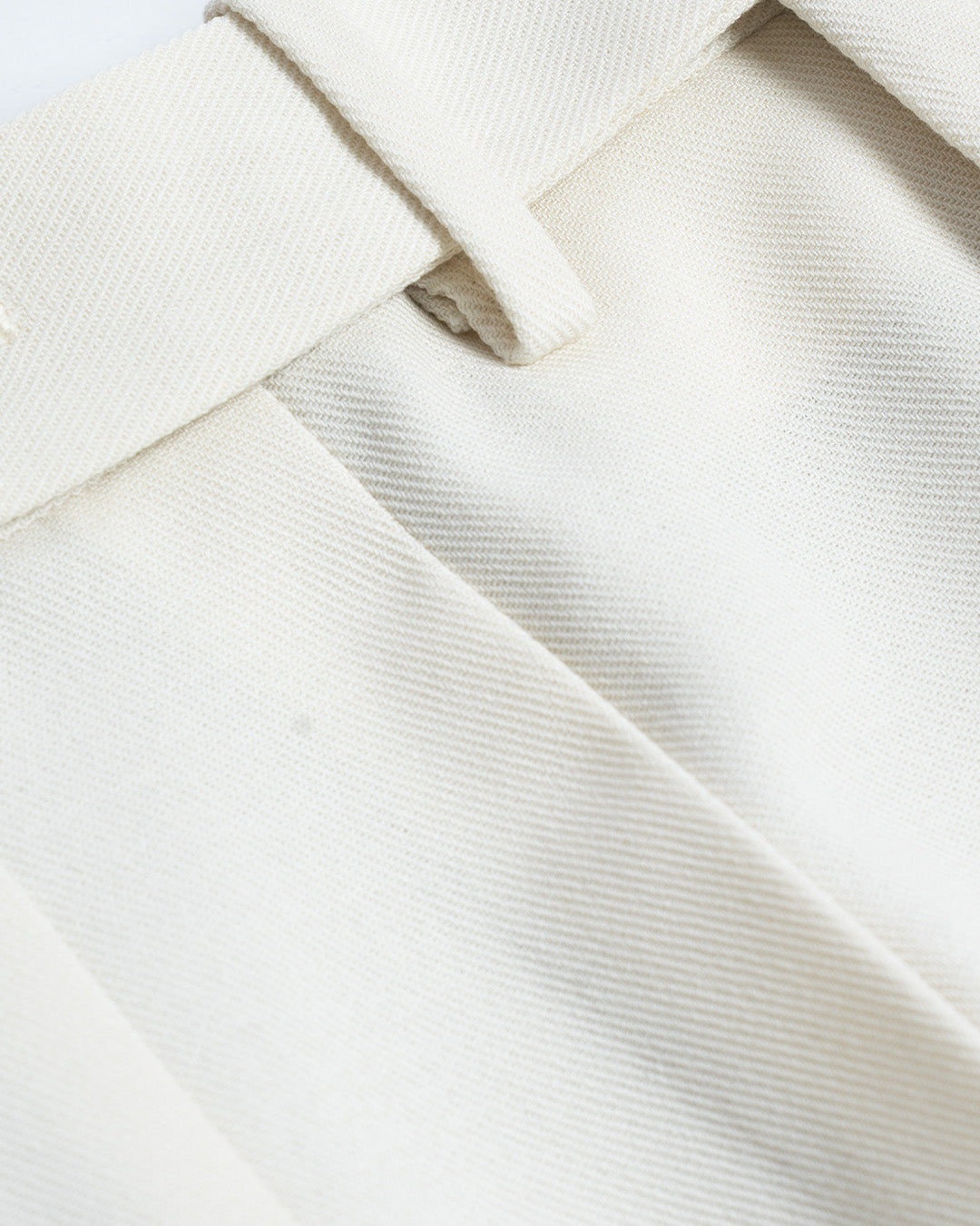 The Decorum Grant Trousers in Cream Cotton