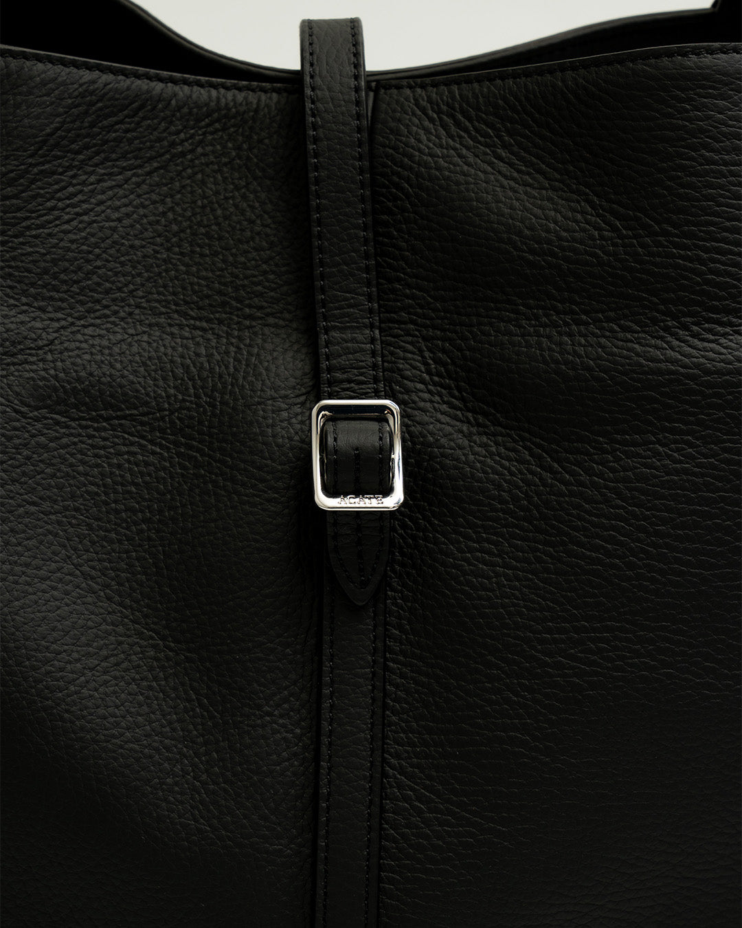 Acate Borsa Kaus Black Grained calf