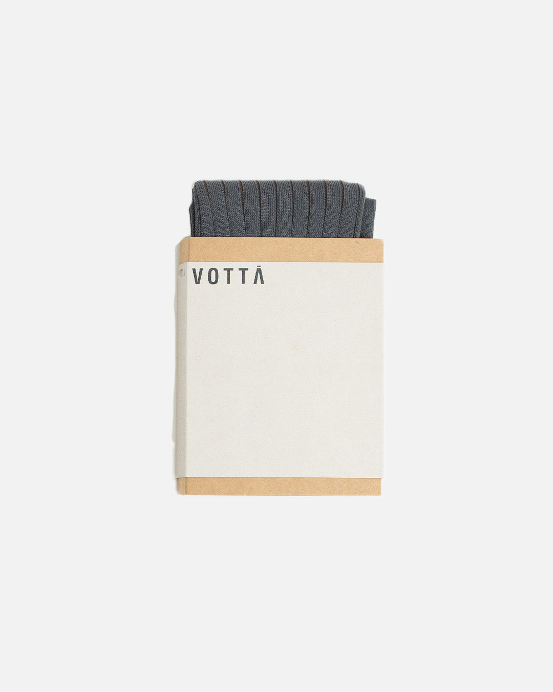 Votta Ribbed Twotone Grey/Brown TR0351
