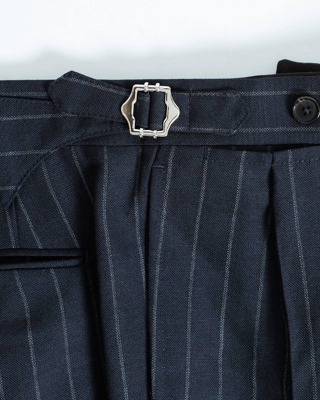 Casa Del Sarto Navy Stripe Double Breasted Suits