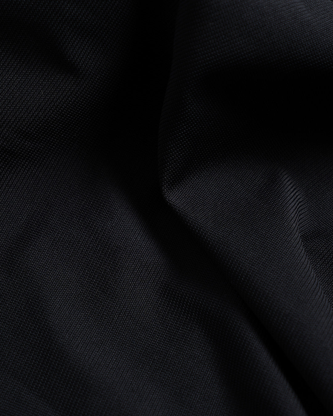 United Arrows Golf Black Mock Neck Knit
