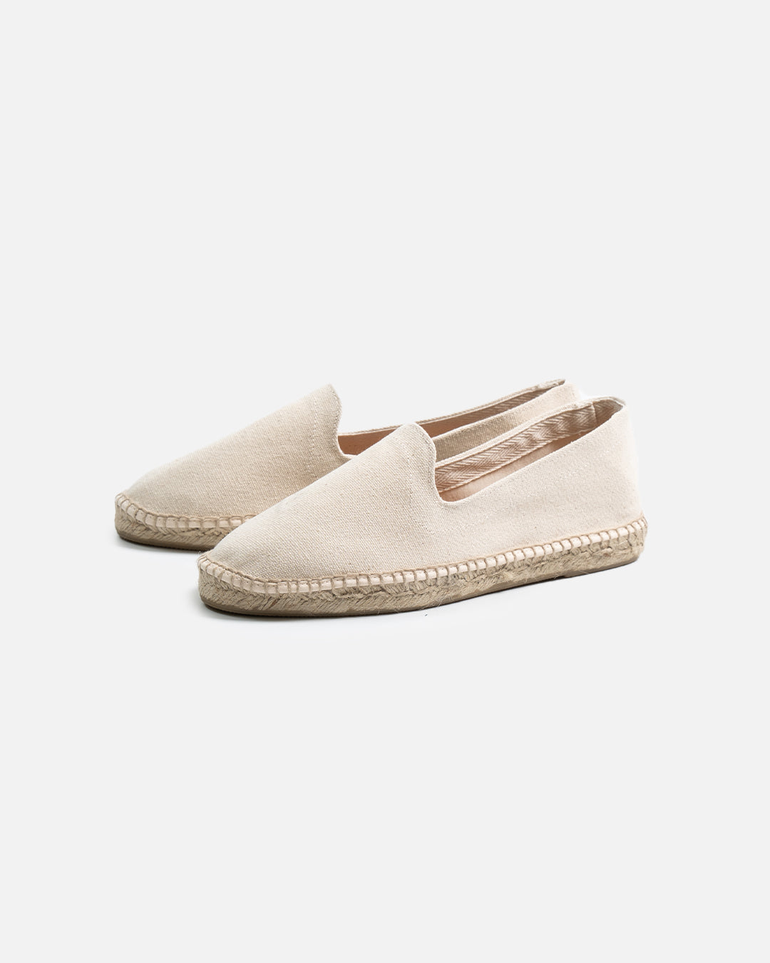 The Resort Co Espadrilles Ivory Canvas