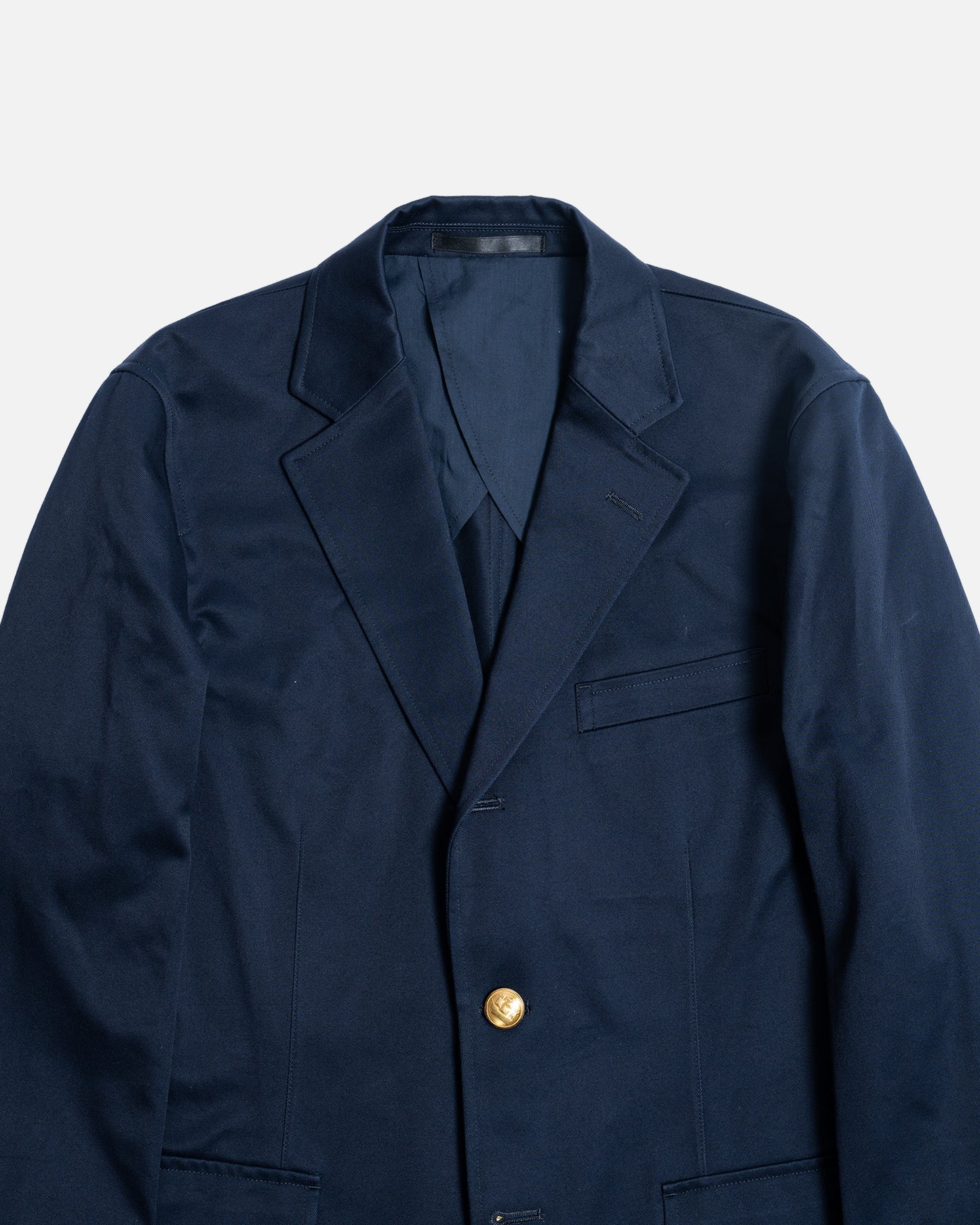 D.C. White Navy Single Breasted West Point Blazer