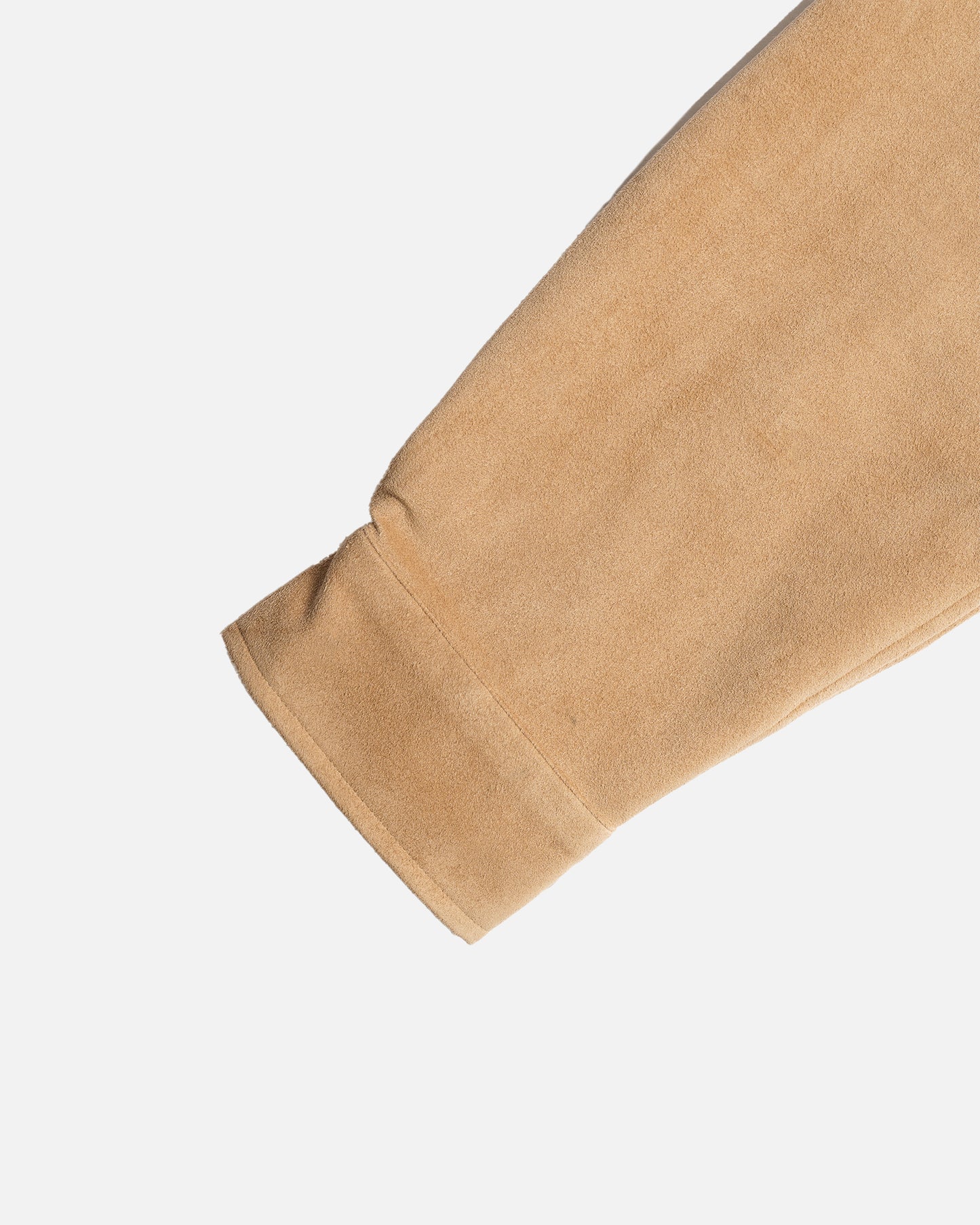 Ascot Chang Ultra Suede Blouson Jacket Beige