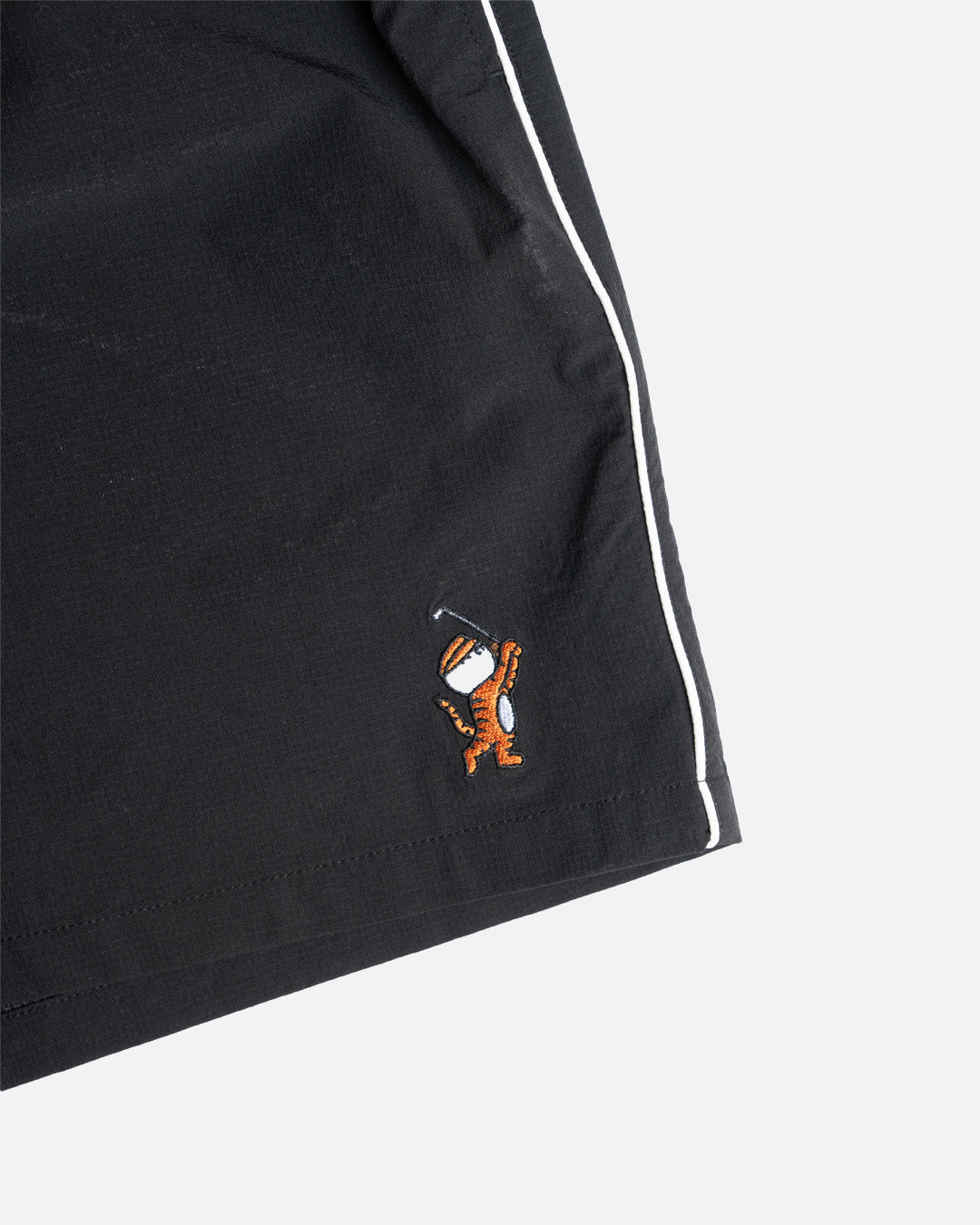 Malbon Tiger Buckets Nylon Scooter Short Black