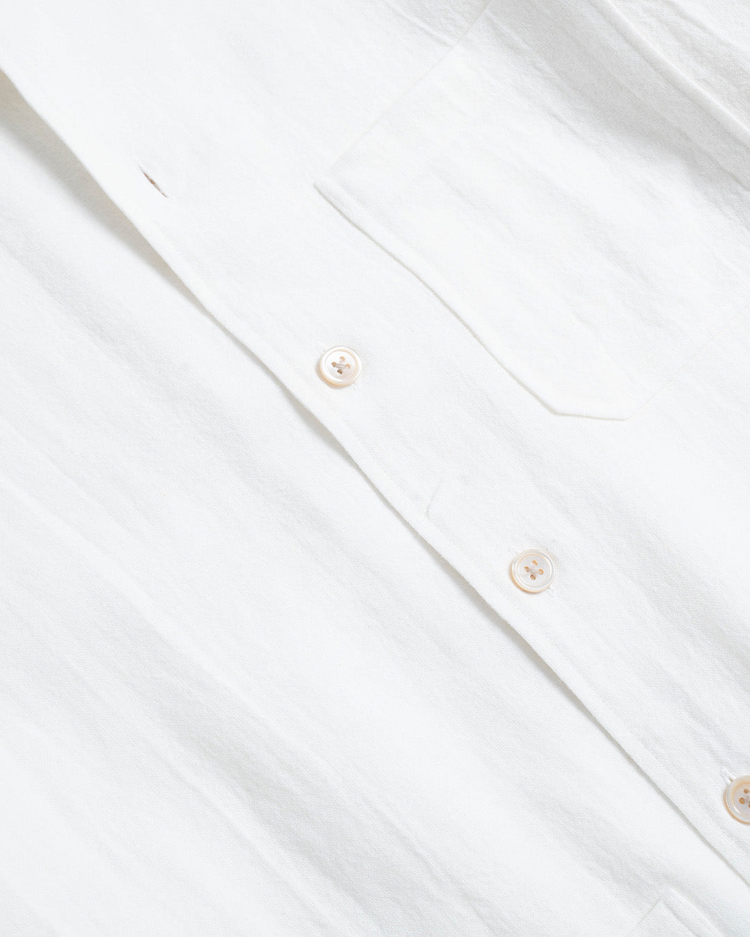 YK White Linen Stand Collar Work Jacket