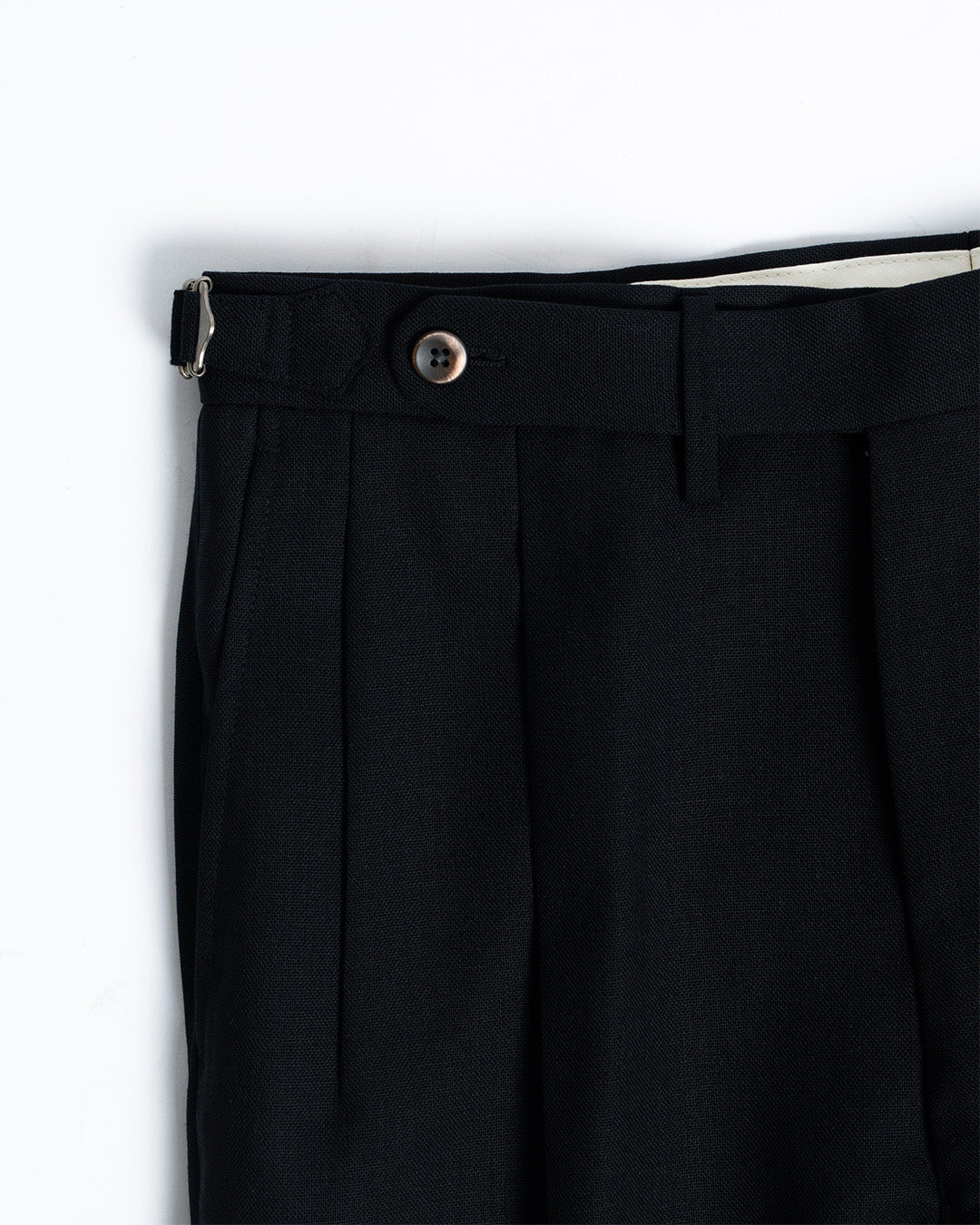The Decorum Delon Trousers in Black Wool