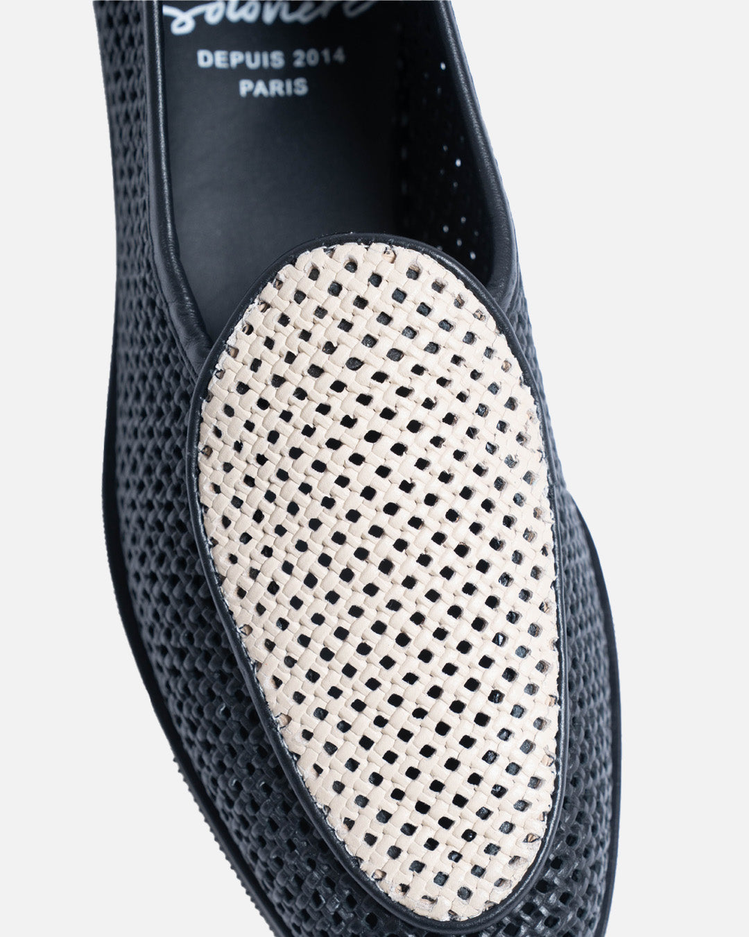 Jacques Solovière Jacques New Black/Beige Perforation
