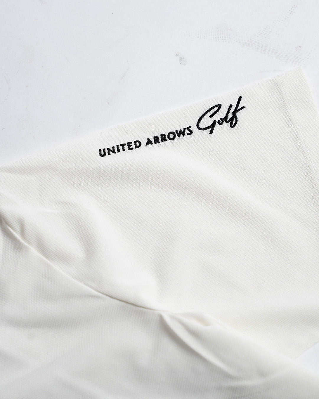 United Arrows Golf White Kanoko Polo