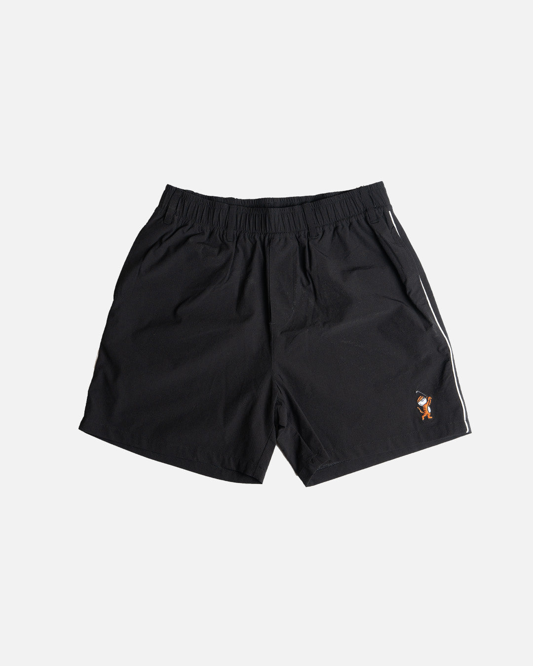 Malbon Tiger Buckets Nylon Scooter Short Black
