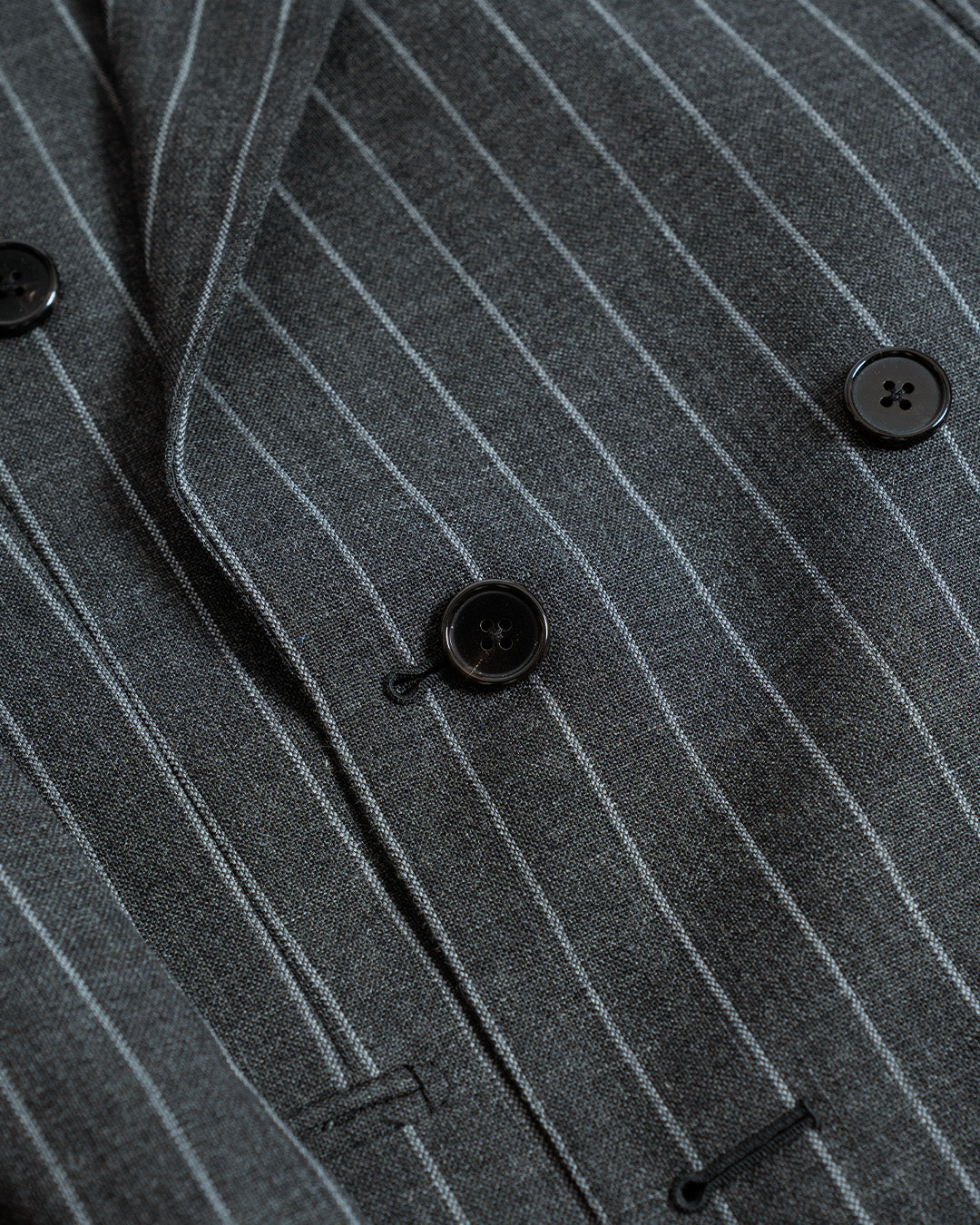 Casa Del Sarto Grey Stripe Double Breasted Suits