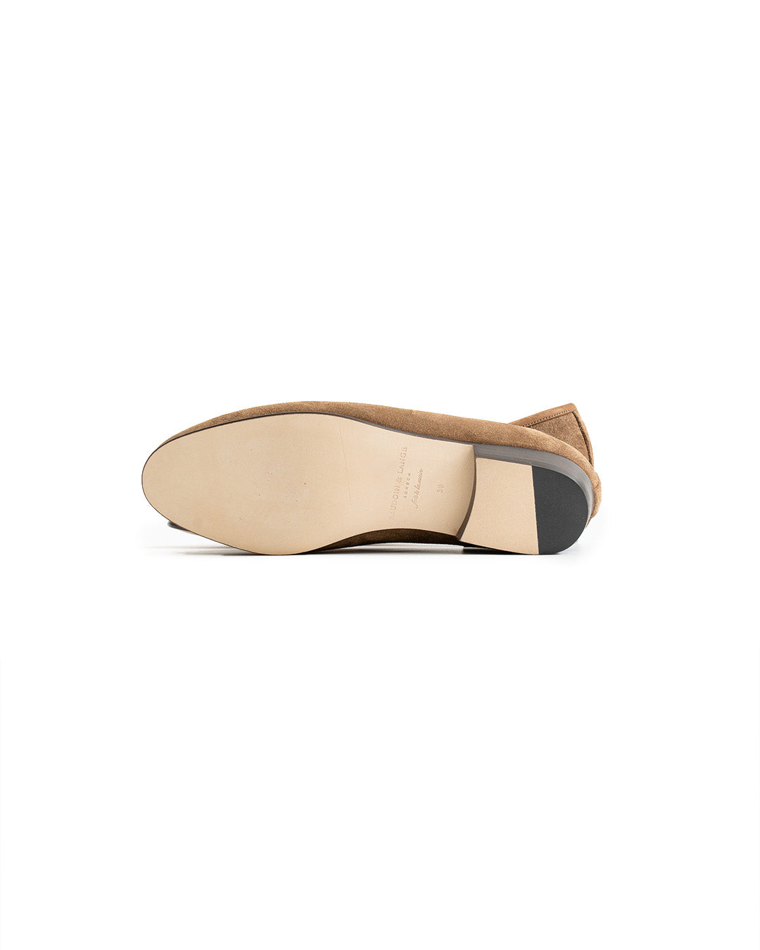 Baudoin & Lange Sagan Classic Ginkgo Loafers in Pecan Glove Suede