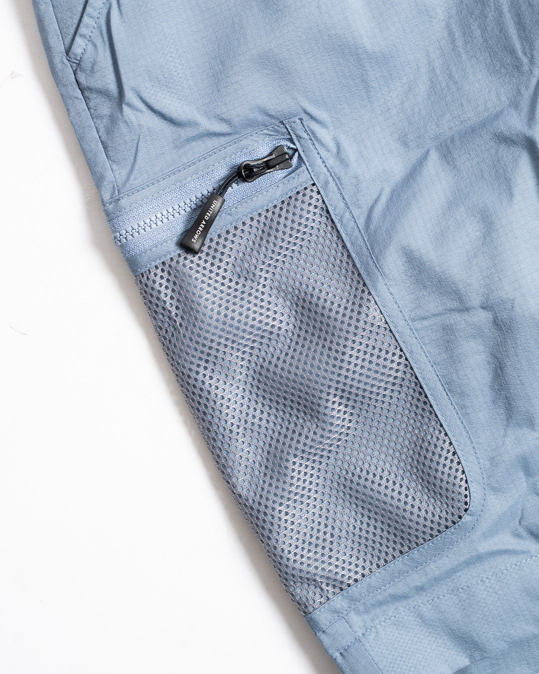 United Arrows Golf Ripstop Light Blue Shorts