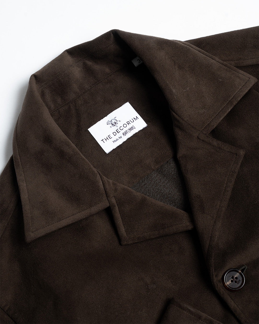 Ascot Chang Ultra Suede Blouson Jacket Mocha