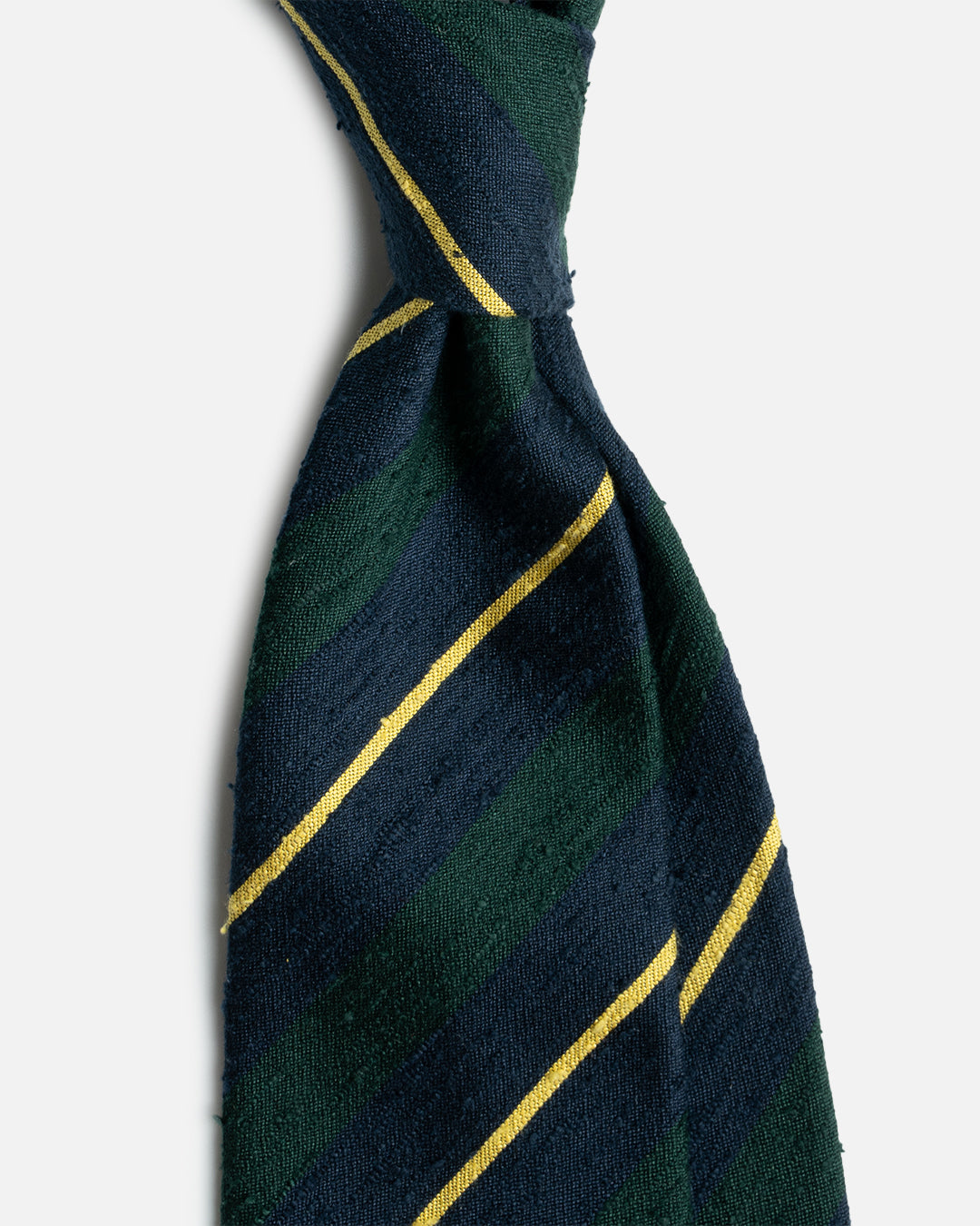Drake’s archival tie collection for The Decorum - Navy/Green