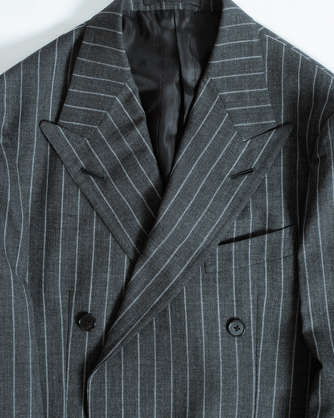 Casa Del Sarto Grey Stripe Double Breasted Suits