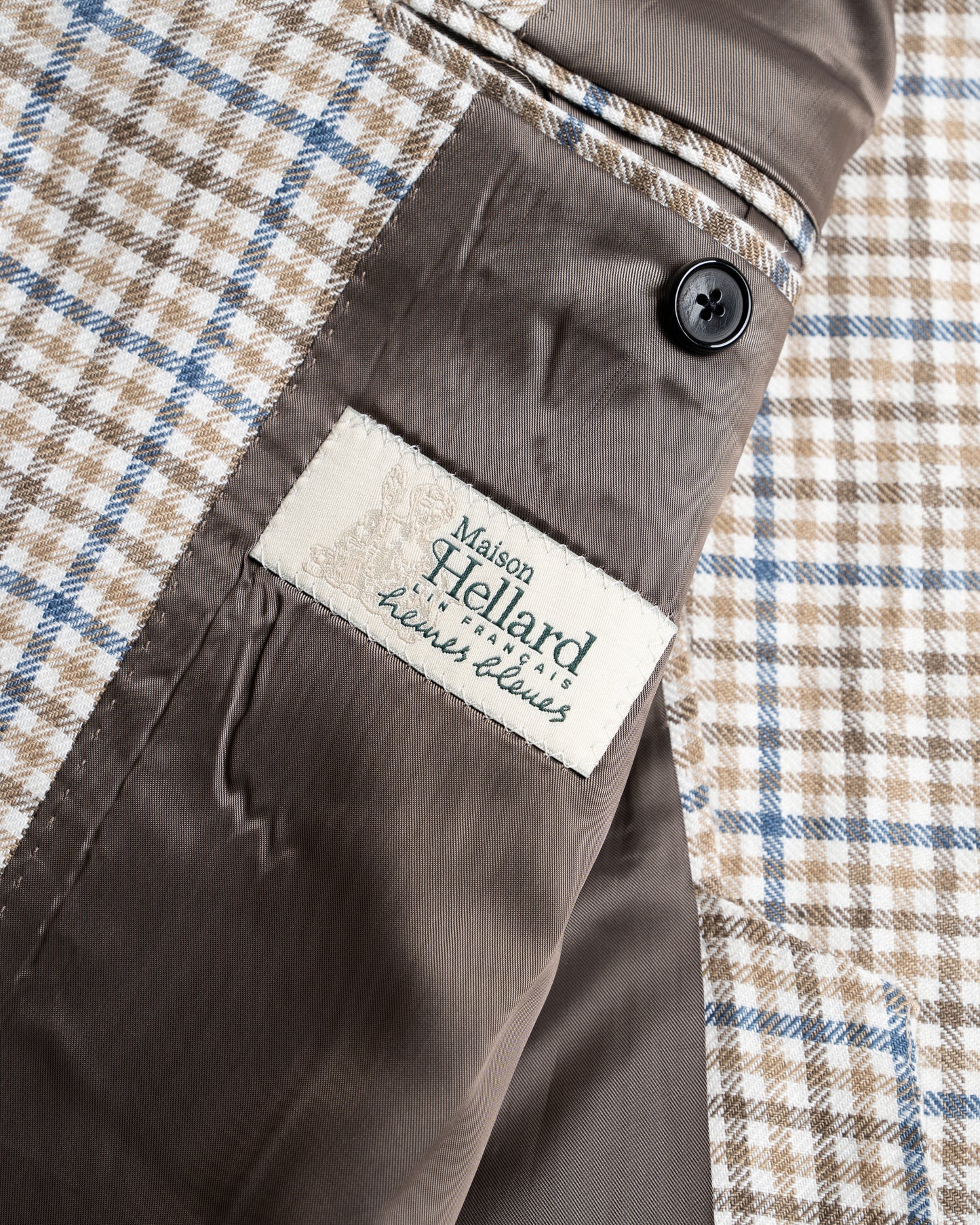 Casa del sarto Beige/Blue Gunclub Linen Maison Hellard Sport Jacket