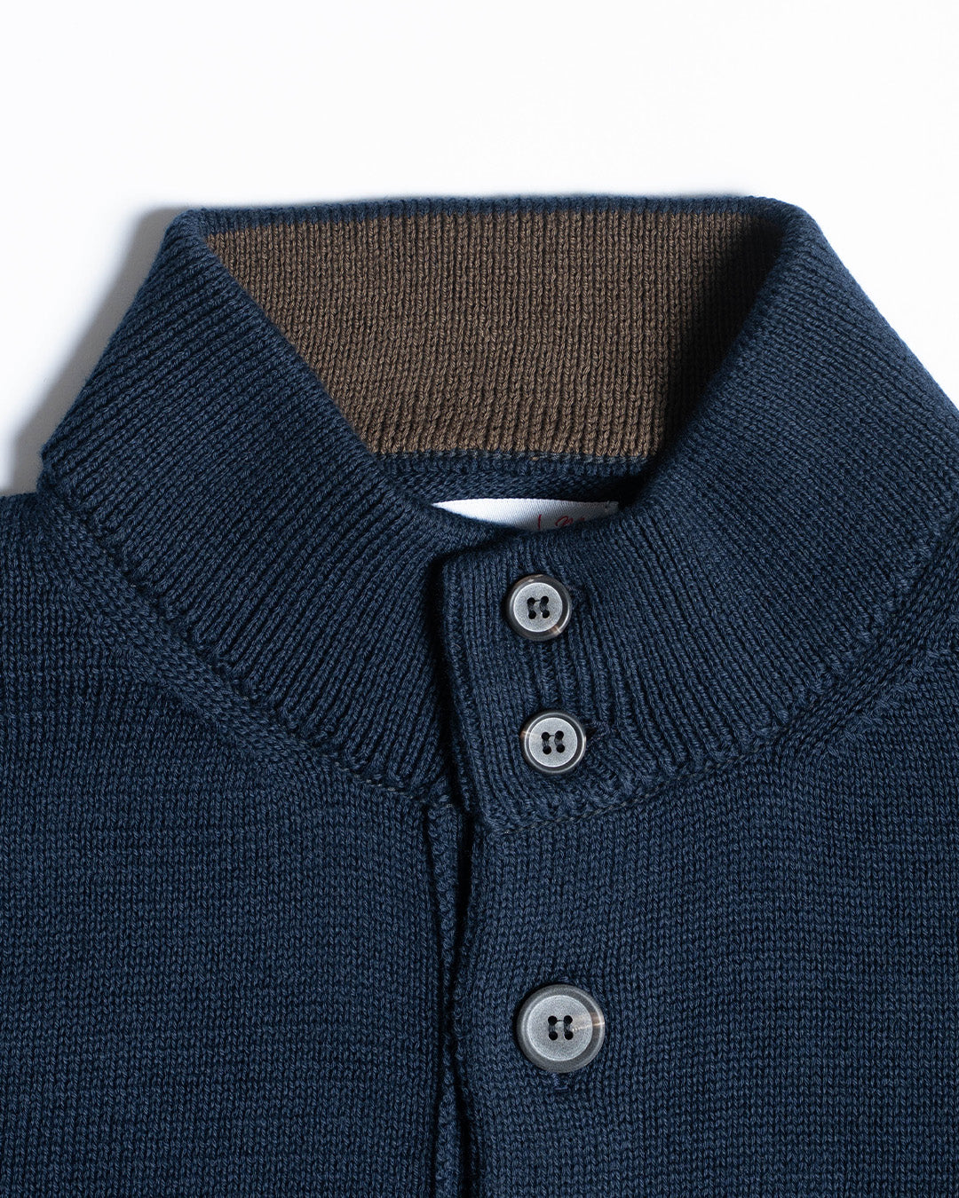 The Decorum Bomber Knit Jacket - Navy