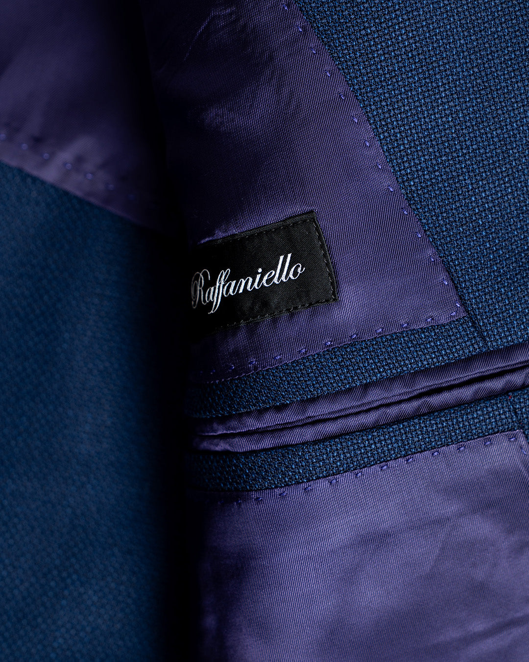 Sartoria Raffaniello Navy Hopsack Jacket