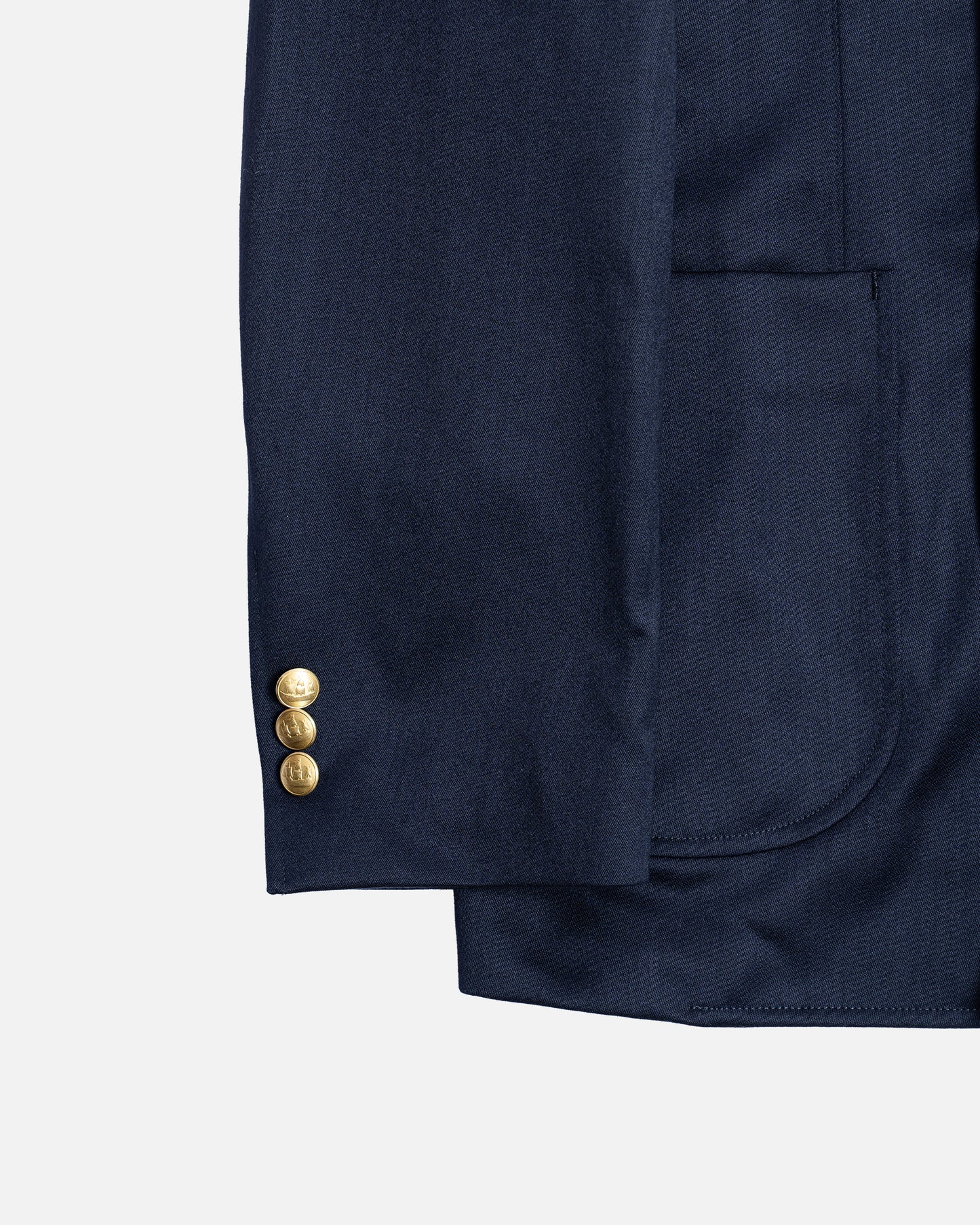 D.C. White Navy Double Breasted Club Blazer