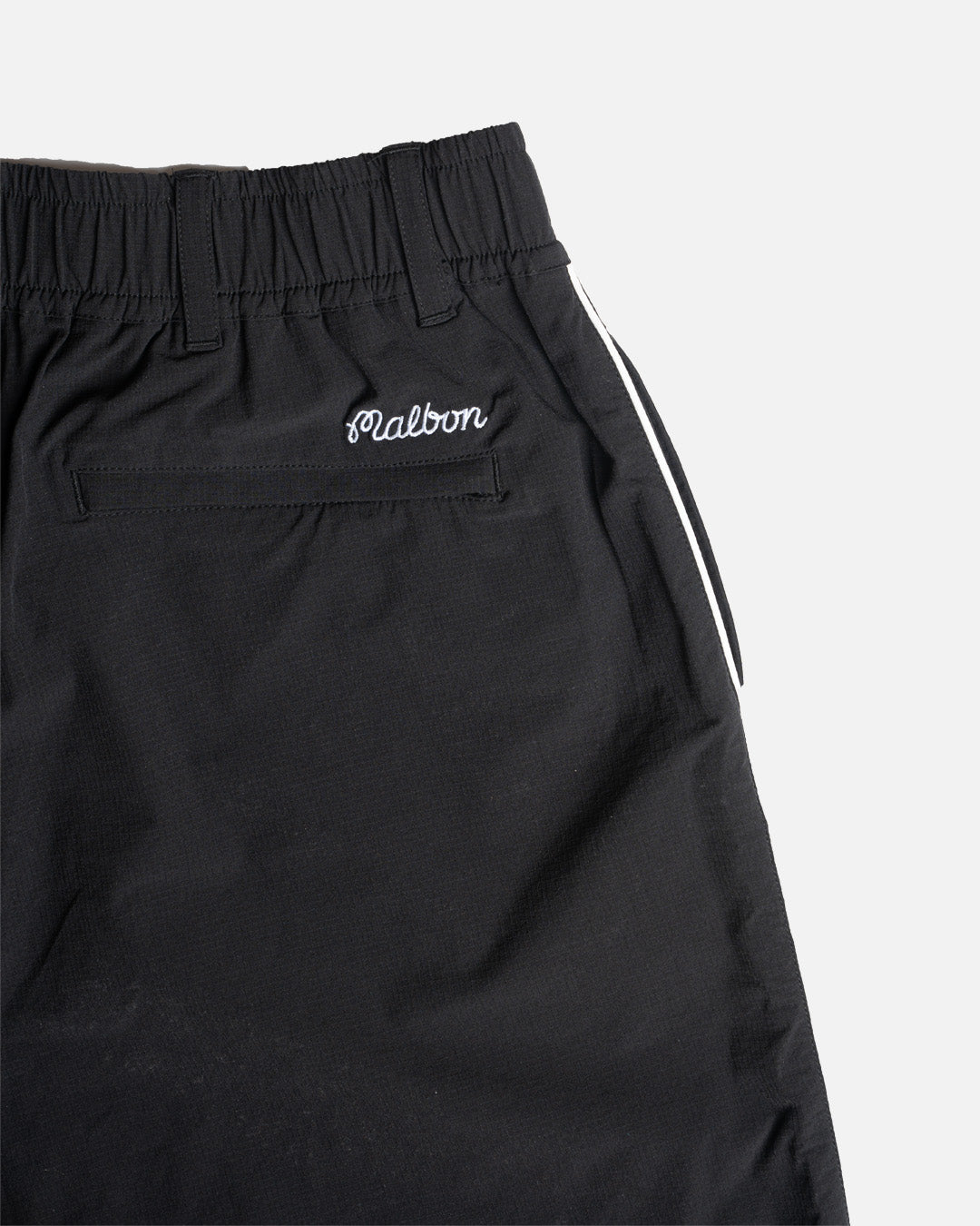 Malbon Tiger Buckets Nylon Scooter Short Black
