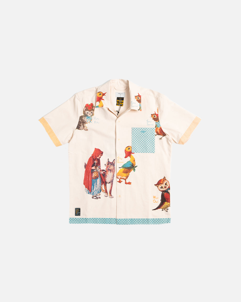 Percival Storybook Shirt in Ecru
