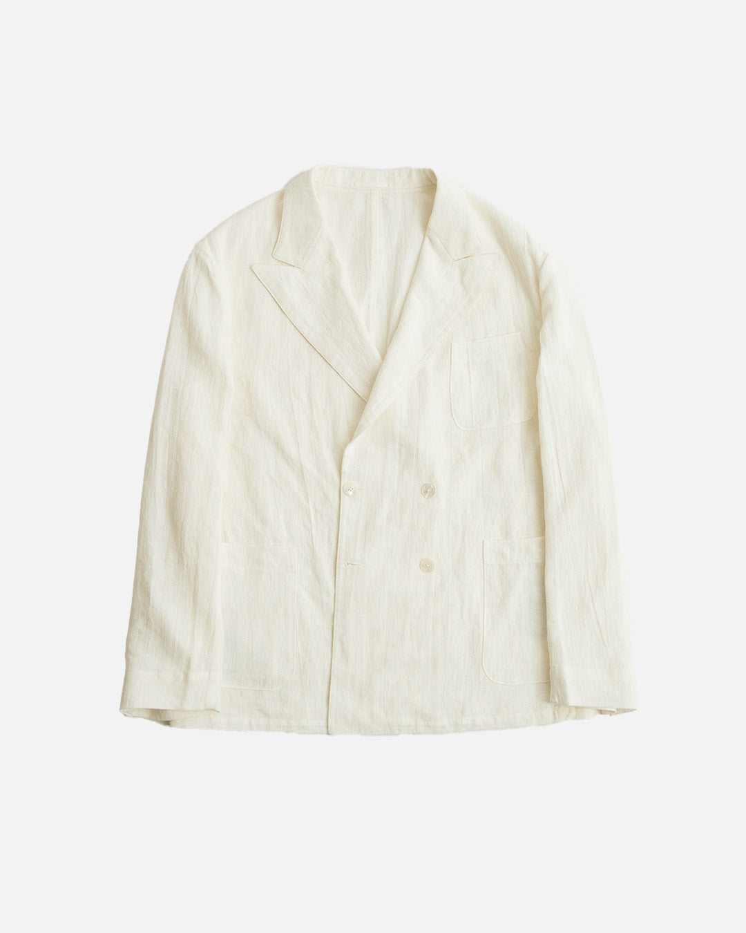 YK White Unconstructed Jacket