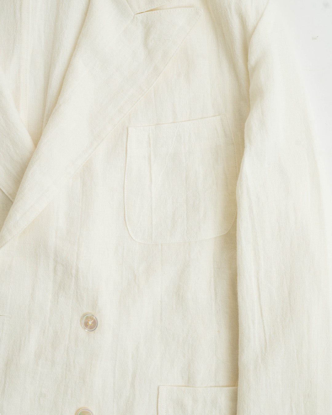 YK White Unconstructed Jacket