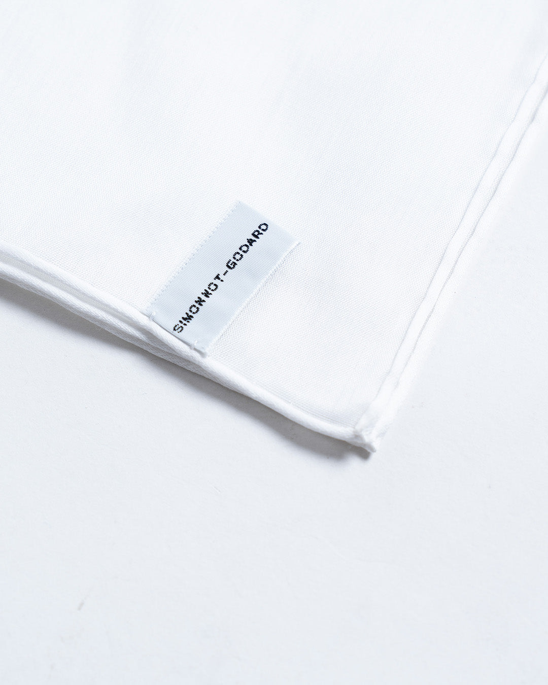 Simonnot Godard Béthune White Pocket Square