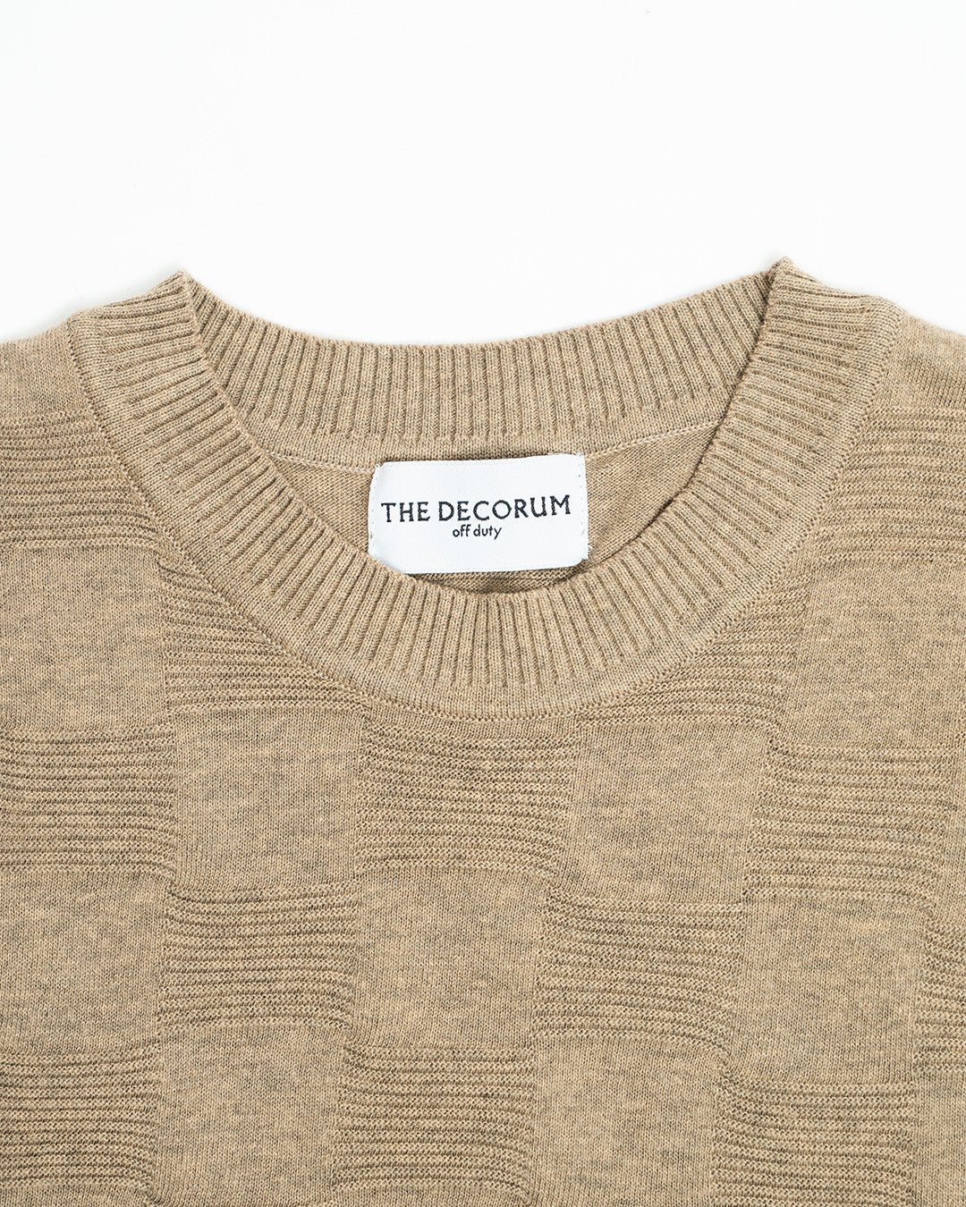 The Decorum Off Duty Chet Baker Camel Melange T-Shirt
