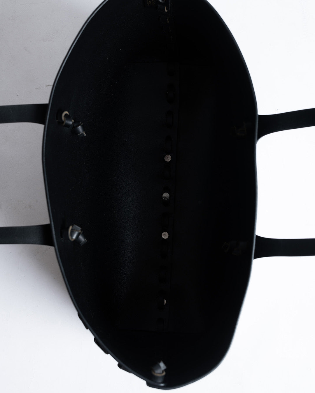 Il micio Black Vachetta Pescatore Tote Bag (NB-1)