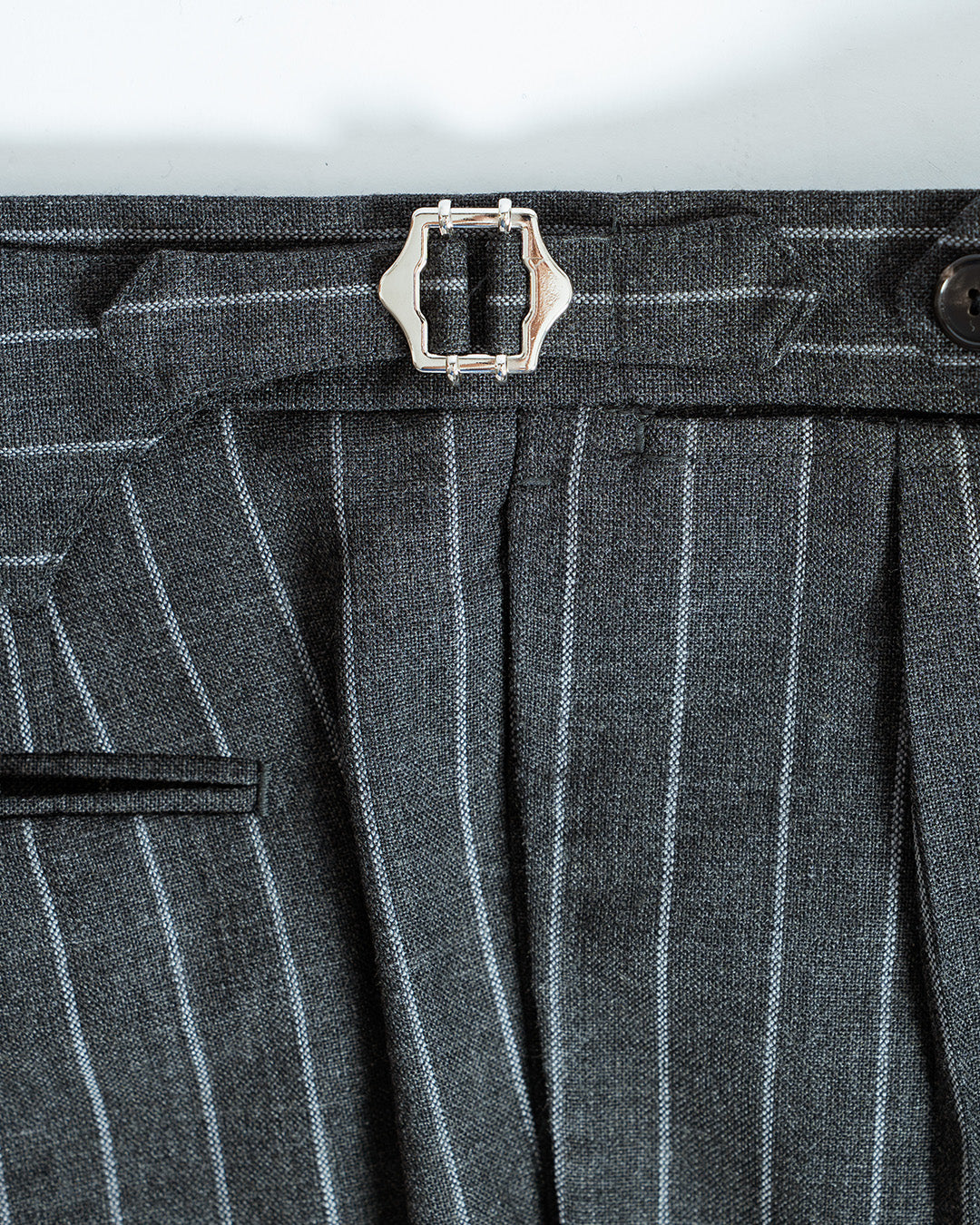 Casa Del Sarto Grey Stripe Double Breasted Suits