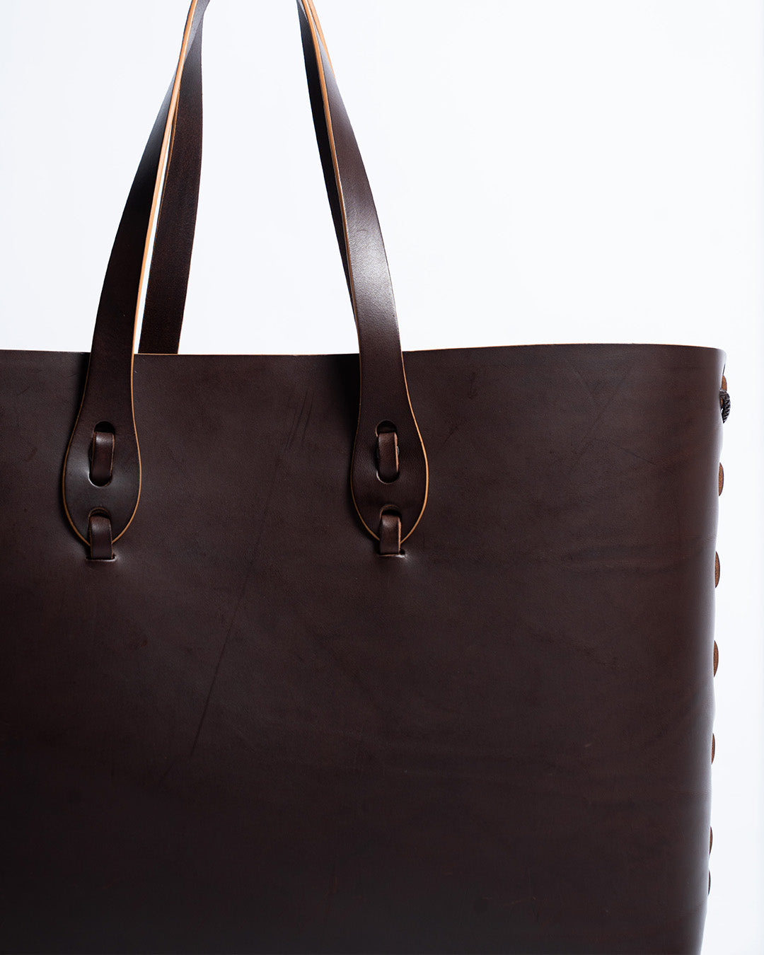 Il micio Dark Brown Vachetta Pescatore Tote Bag Dark Brown (NB-1)