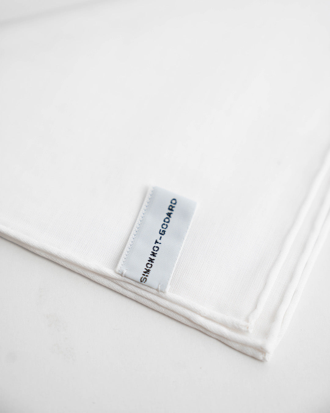 Simonnot Godard White/White Handkerchief