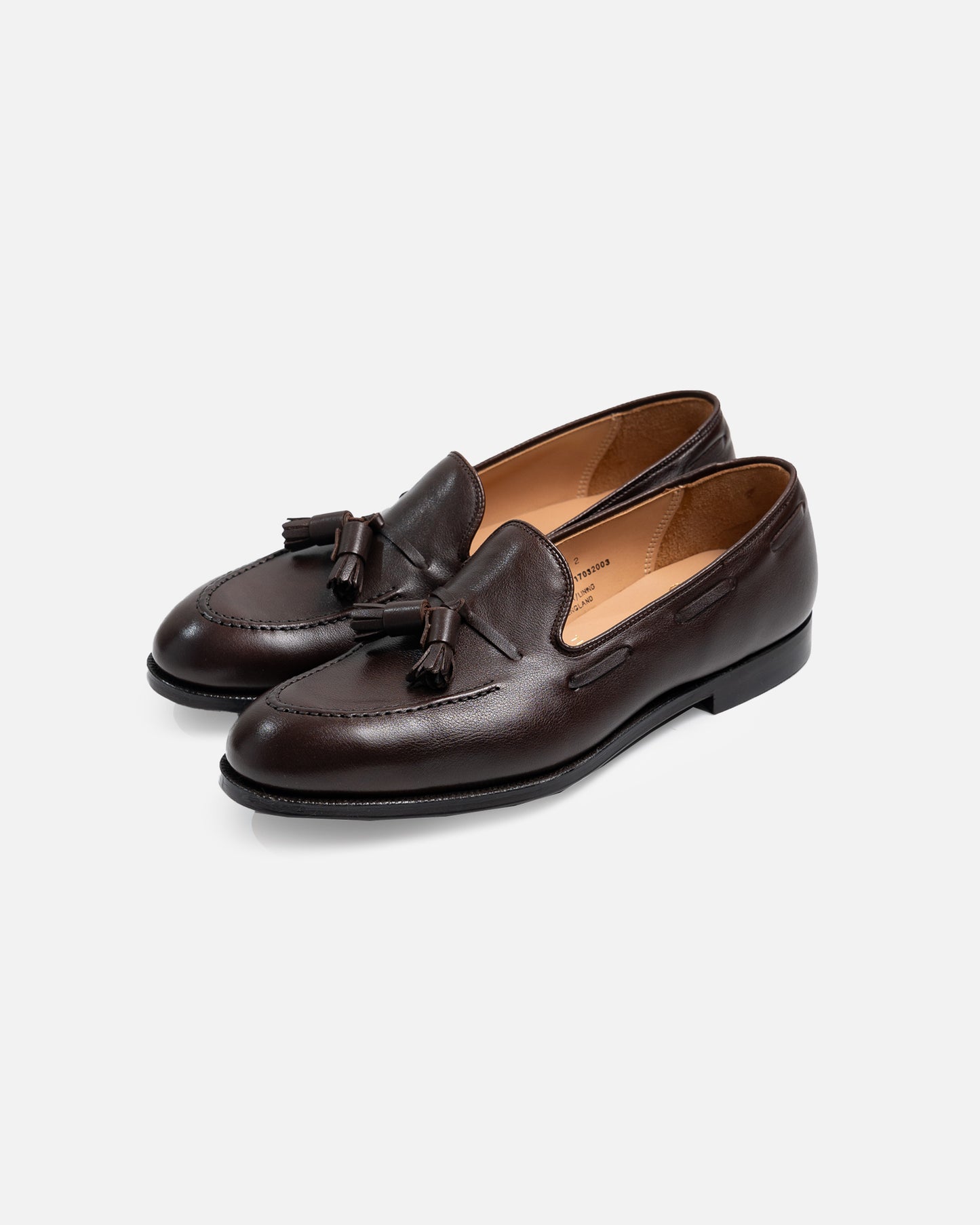 Crockett & Jones Cavendish Dark Brown Milled Calf