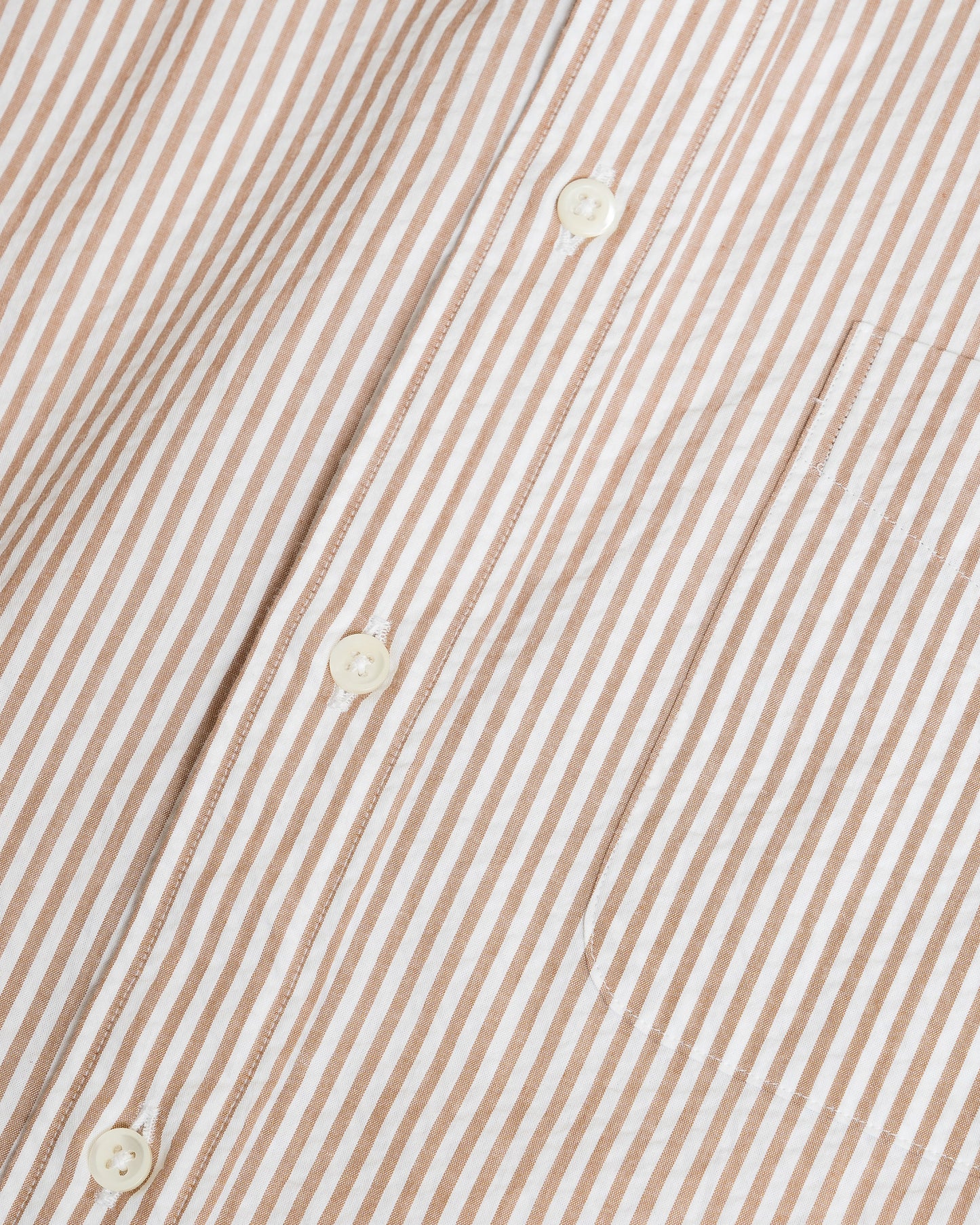 Kamakura Firenze Brown Seersucker Shirt