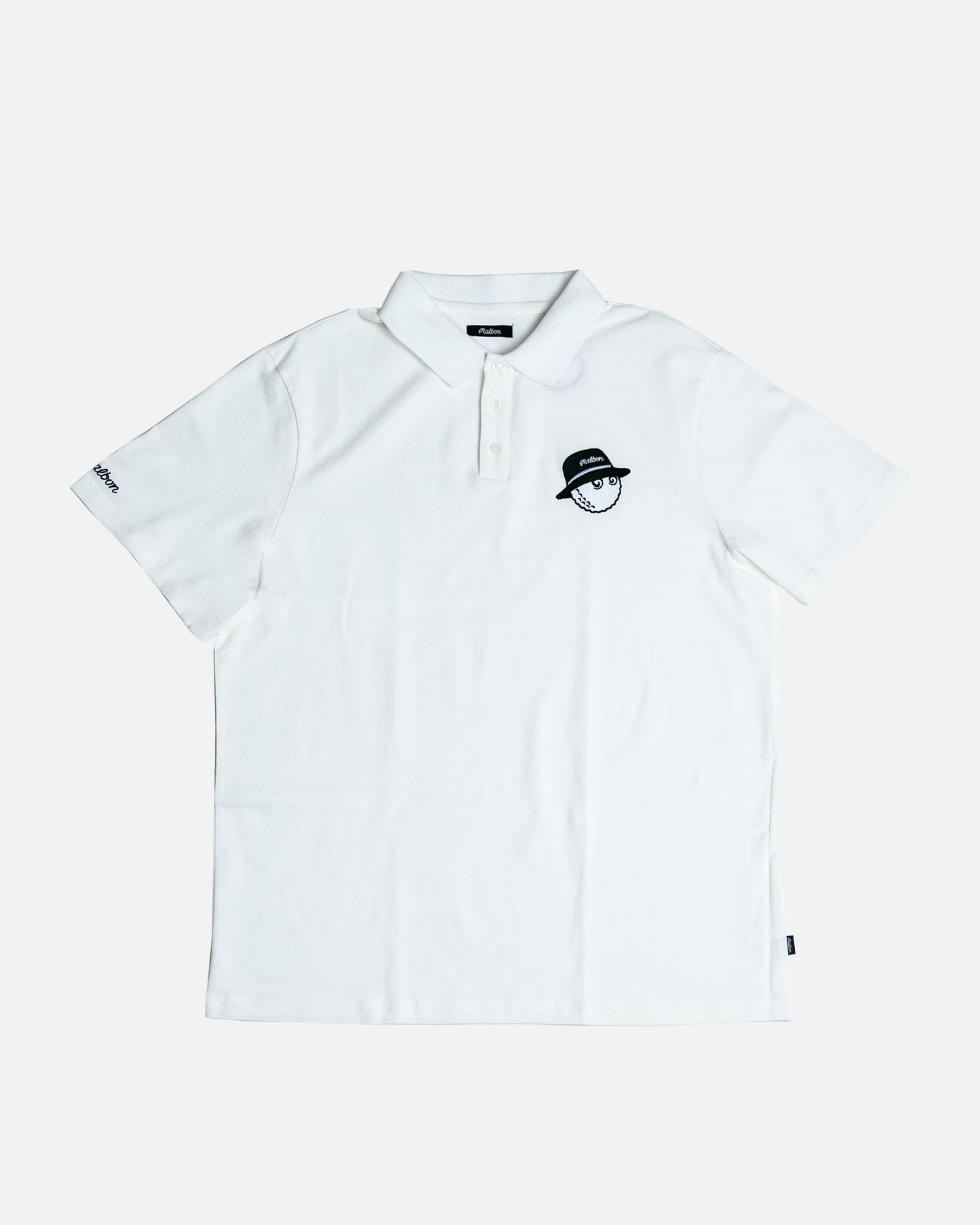 Malbon Golf Cooper Polo White