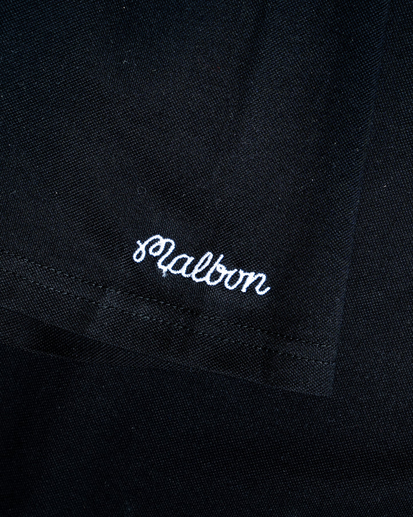 Malbon Golf Cooper Polo Navy