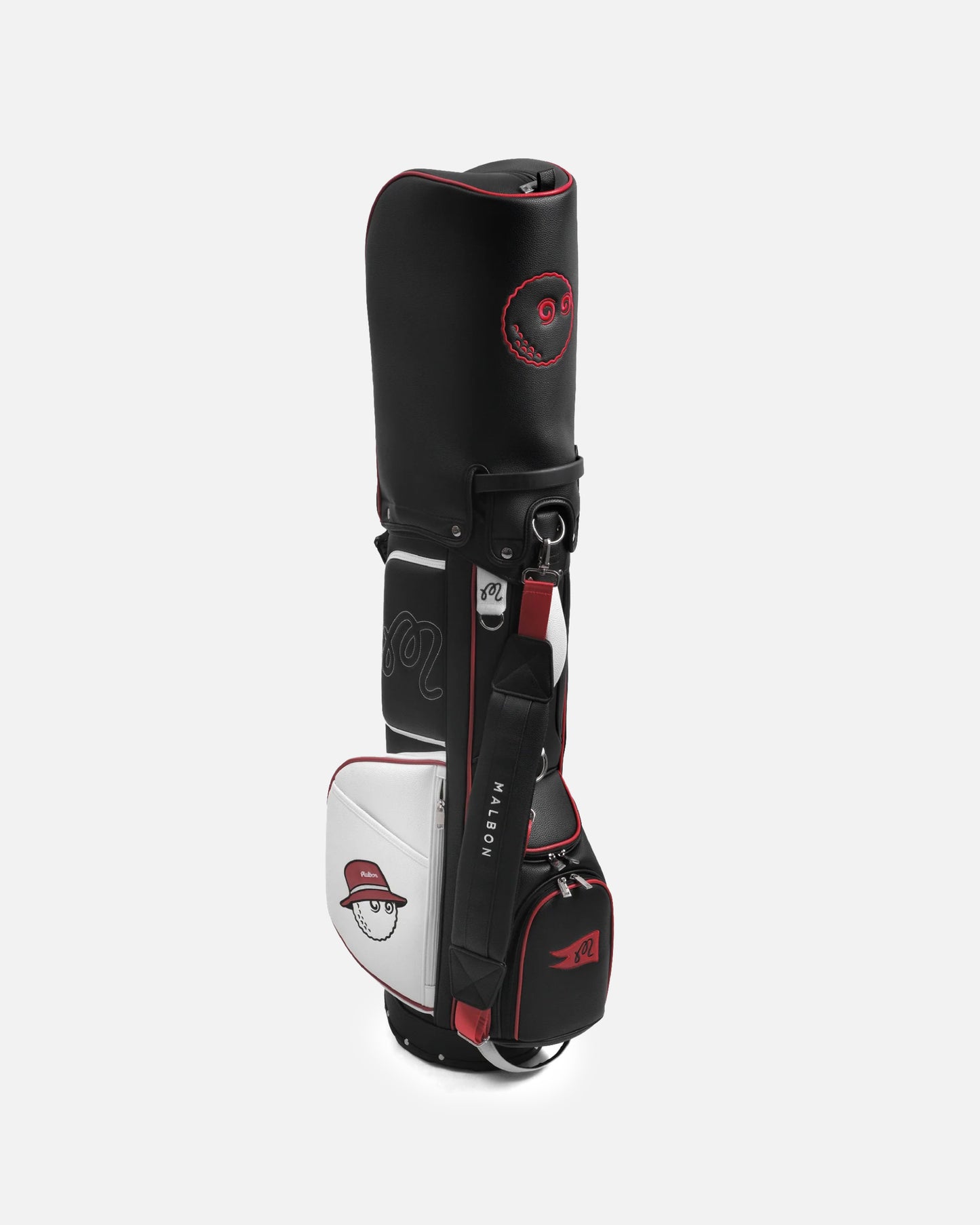 Malbon Winston Golf Bag Black