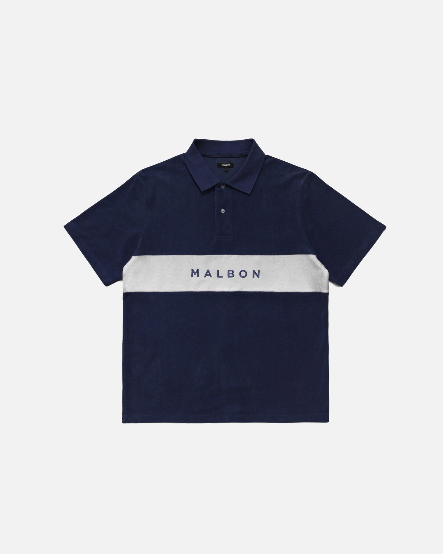 Malbon Golf Clearwater Polo Navy