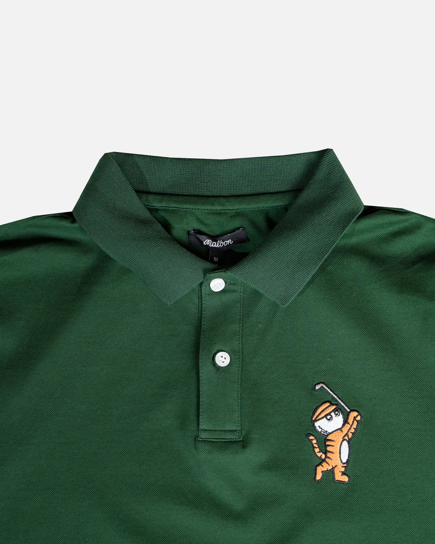 Malbon Golf Tiger Buckets Polo Green