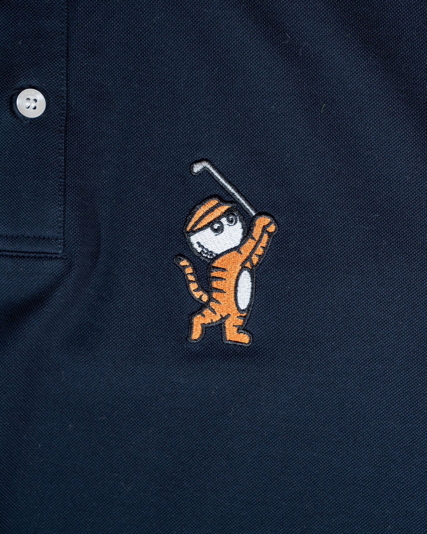 Malbon Golf Tiger Buckets Polo Navy