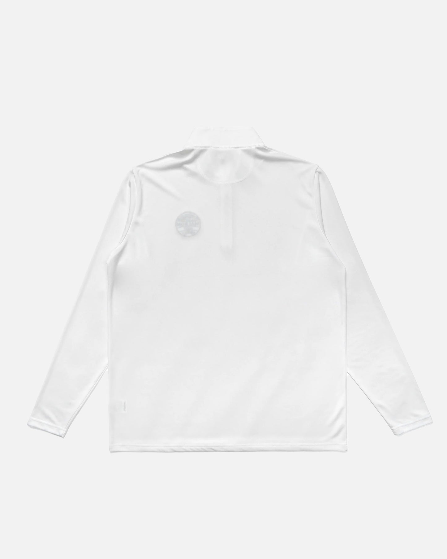 Malbon World Fellowship Performance Quarter Zip in White