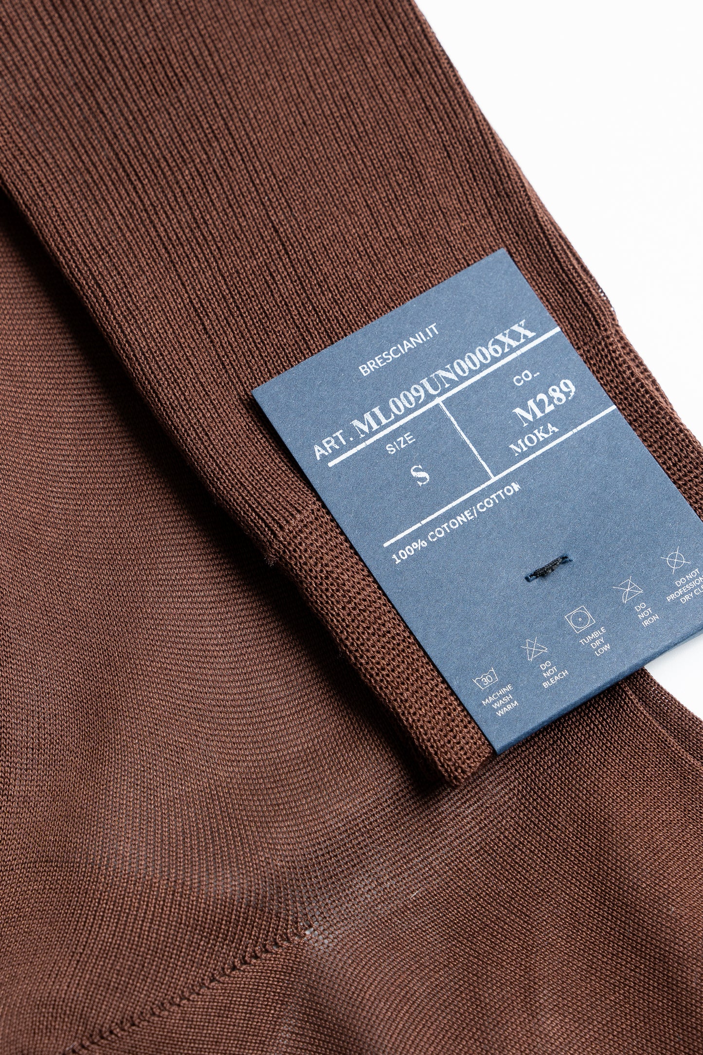 Bresciani M289 Moka Over The Calf Cotton socks
